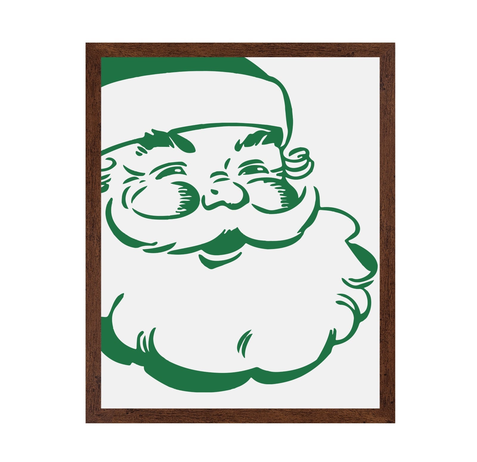 Retro Santa - Green
