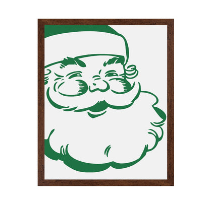 Retro Santa - Green