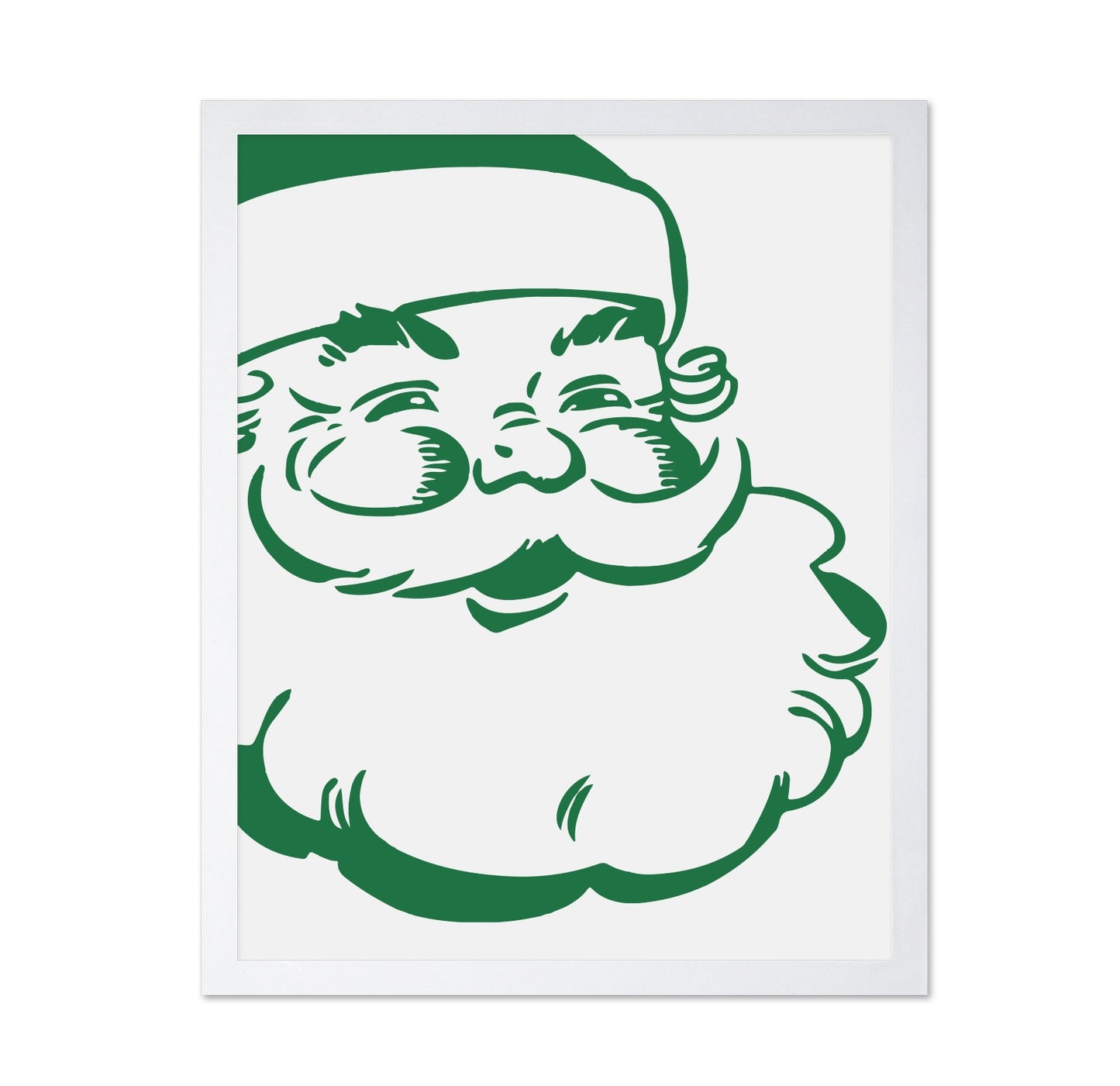 Retro Santa - Green