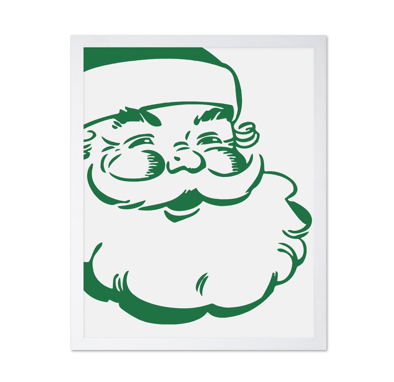 Retro Santa - Green
