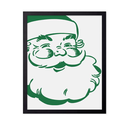 Retro Santa - Green