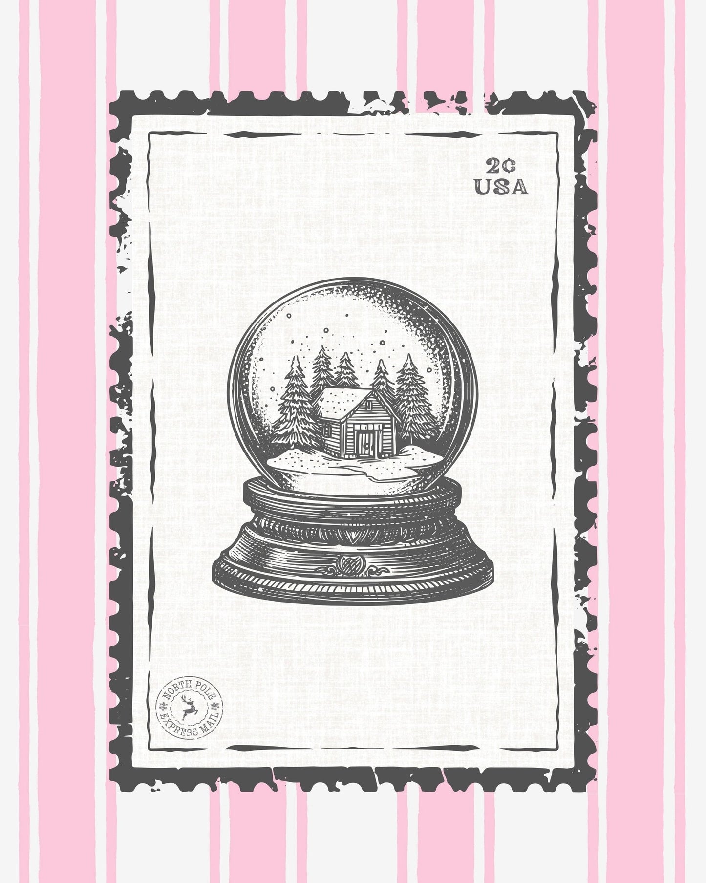 Snow Globe Stamp