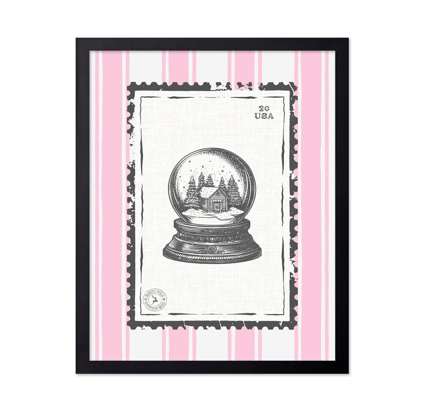 Snow Globe Stamp