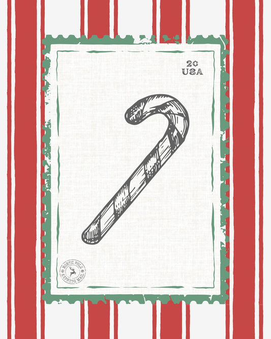 Candy Cane Stamp
