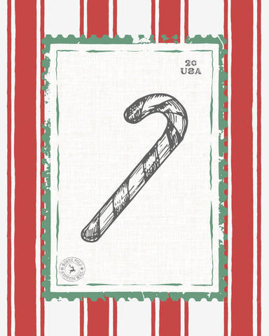Candy Cane Stamp