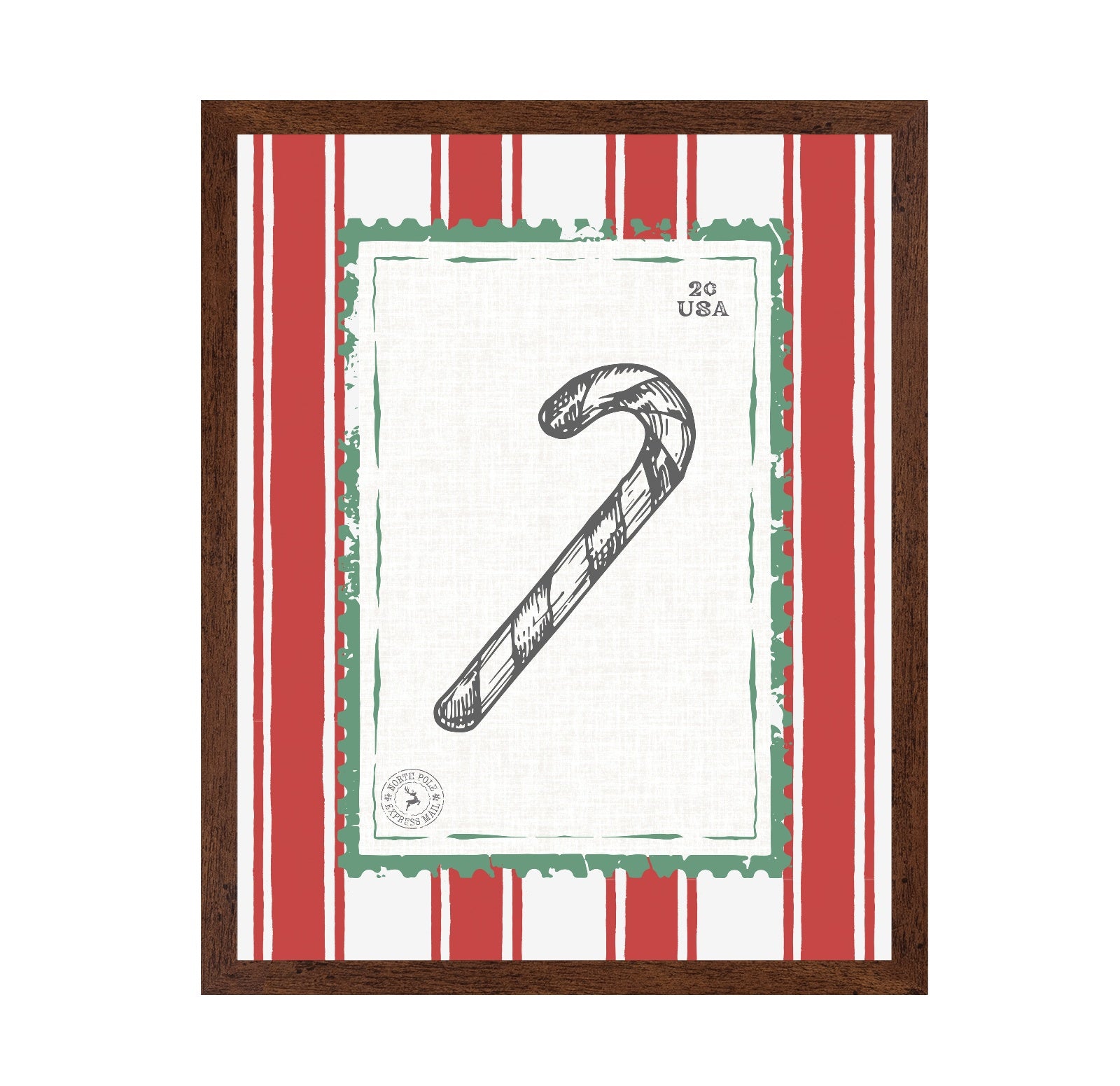 Candy Cane Stamp