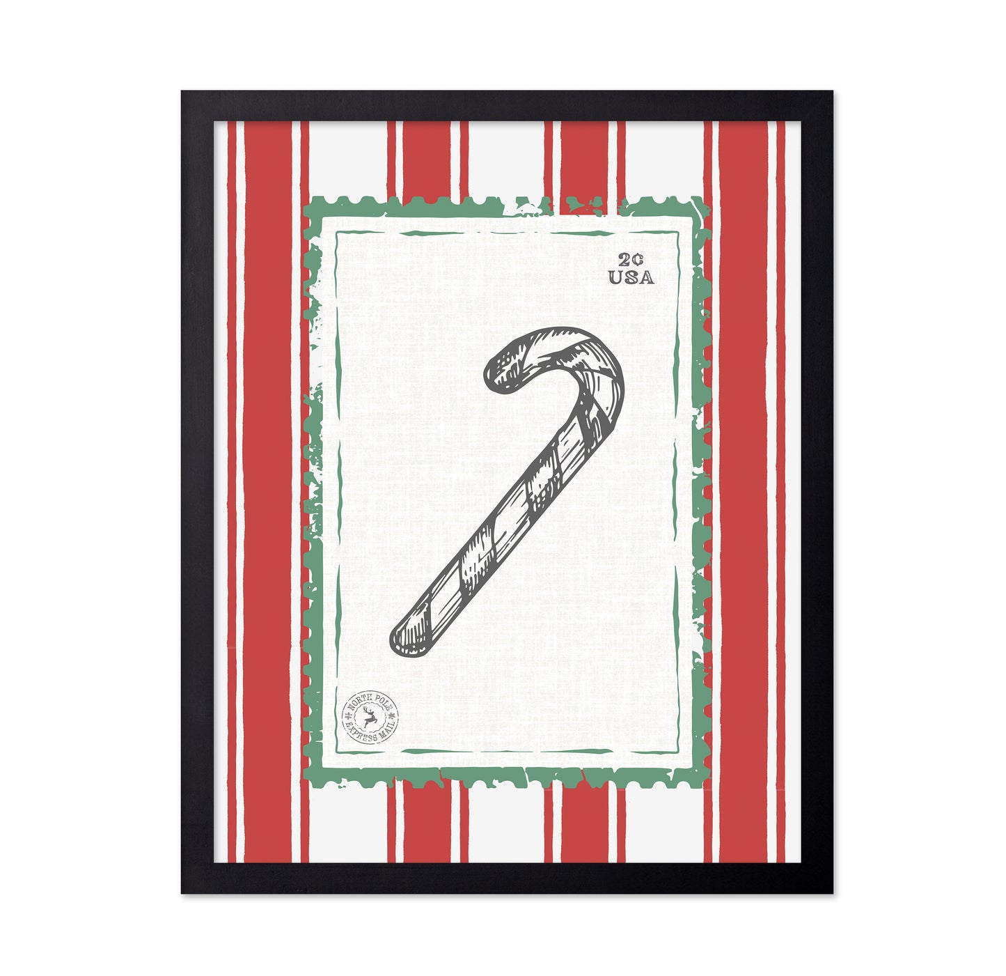 Candy Cane Stamp