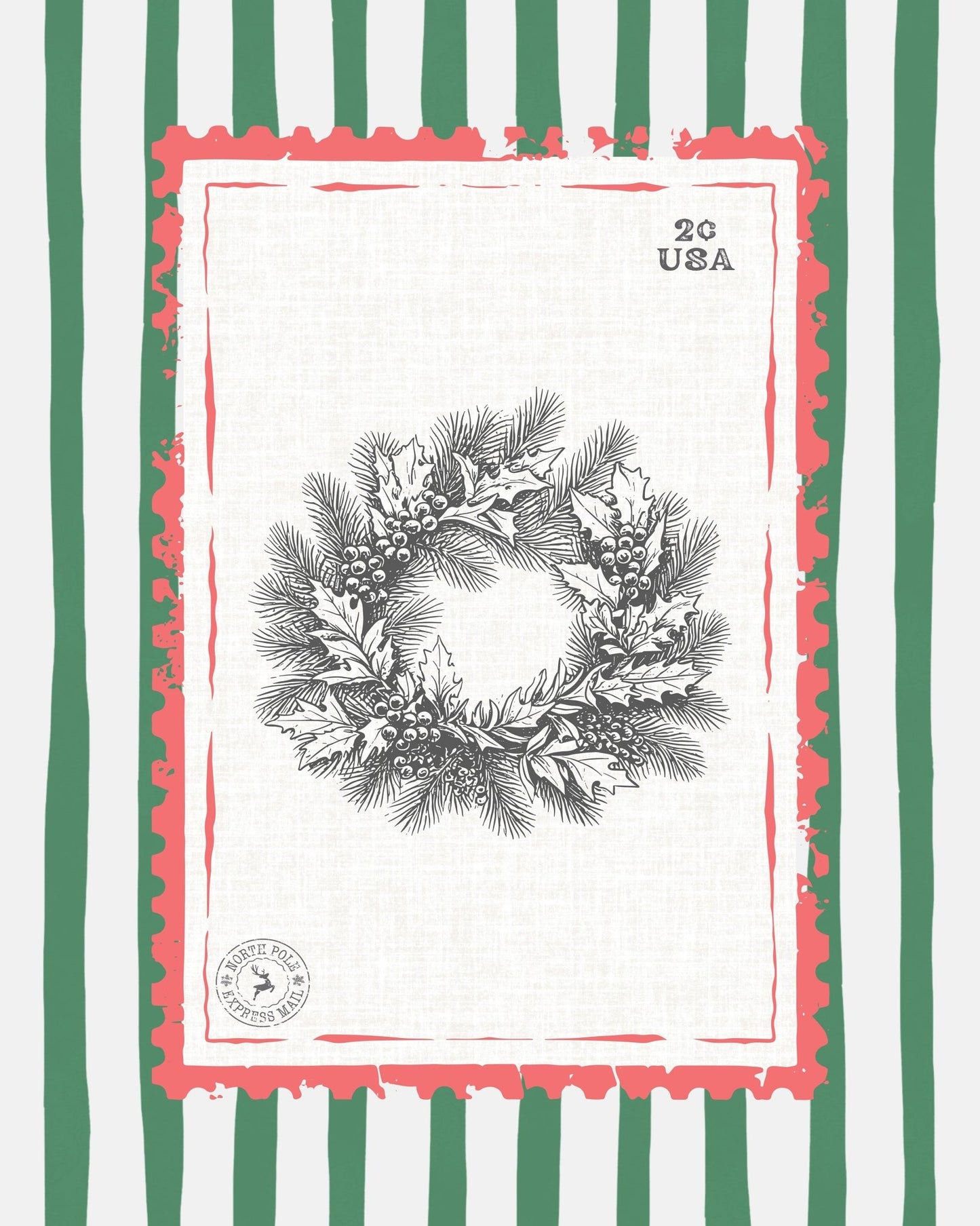 Christmas Wreath Stamp