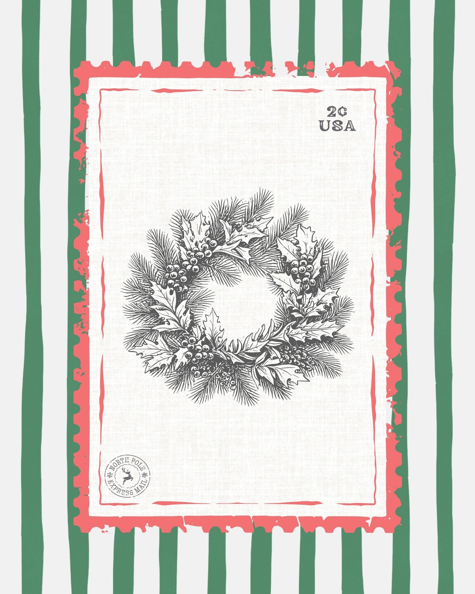Christmas Wreath Stamp