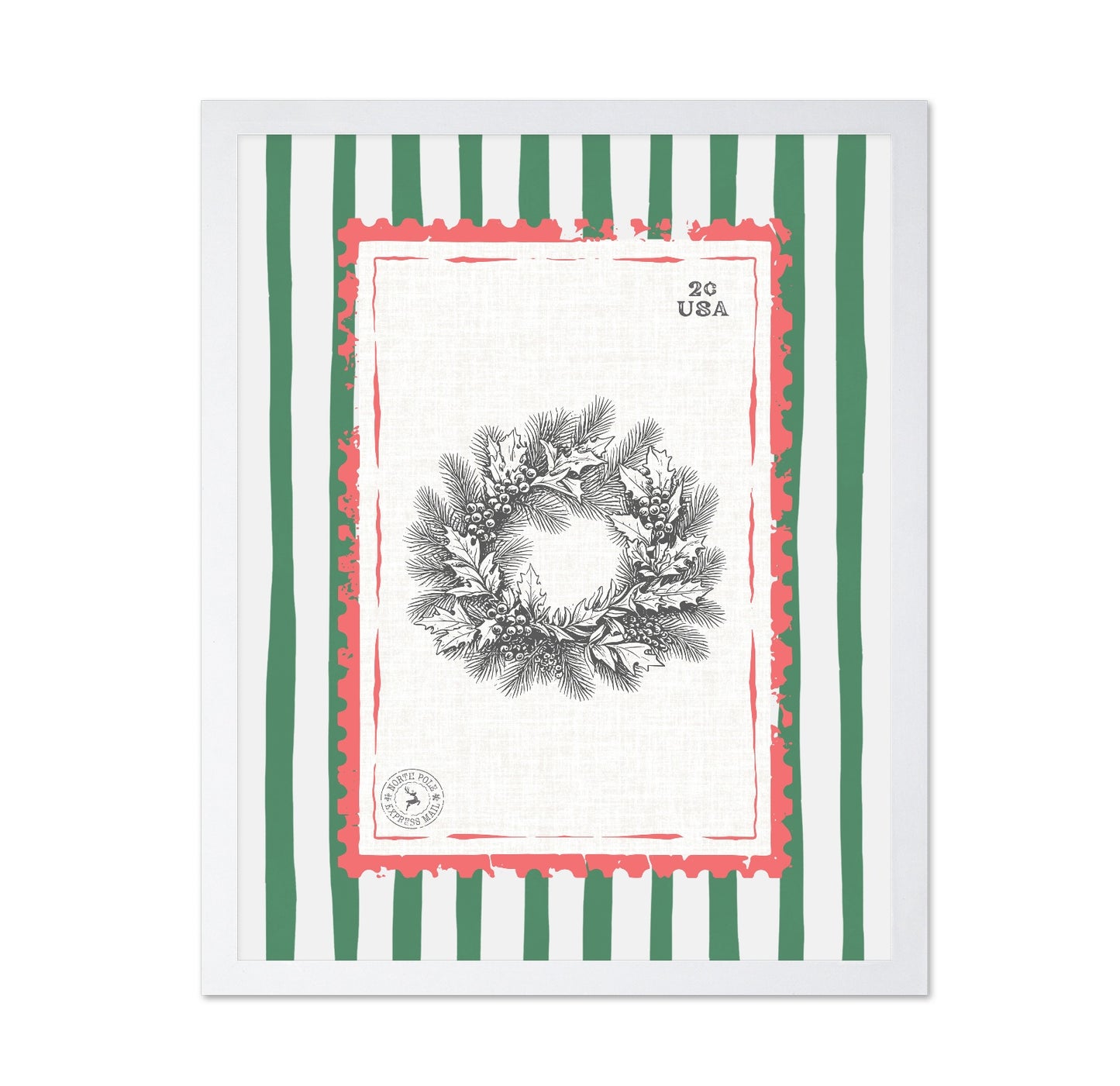 Christmas Wreath Stamp