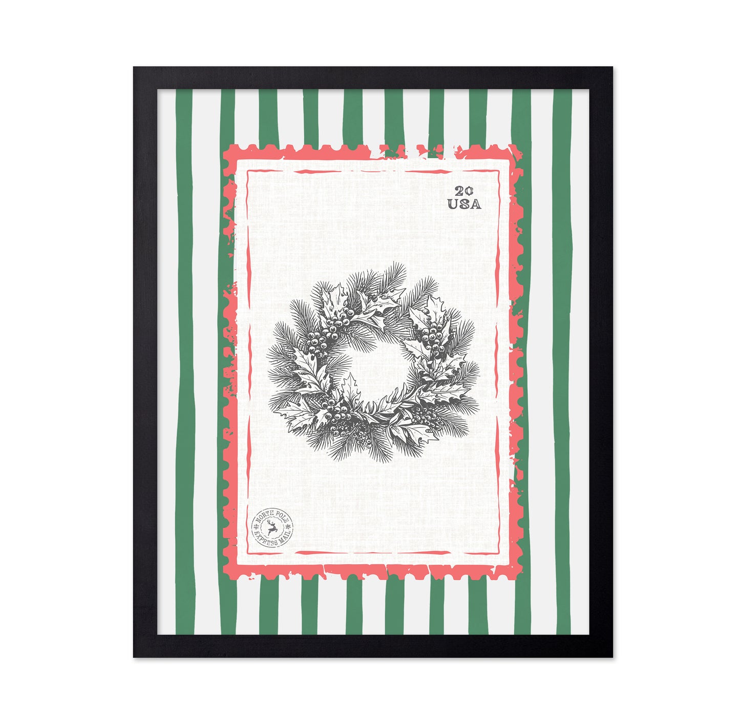 Christmas Wreath Stamp
