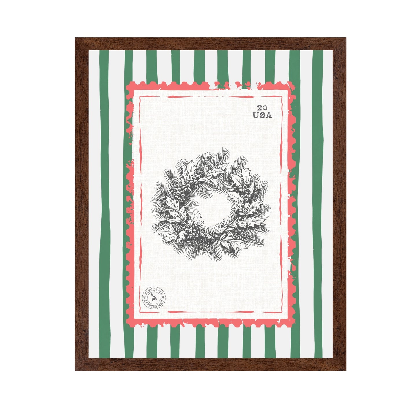 Christmas Wreath Stamp