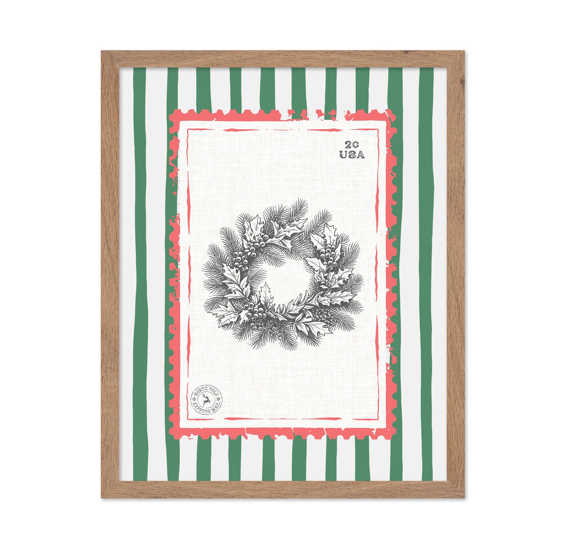 Christmas Wreath Stamp