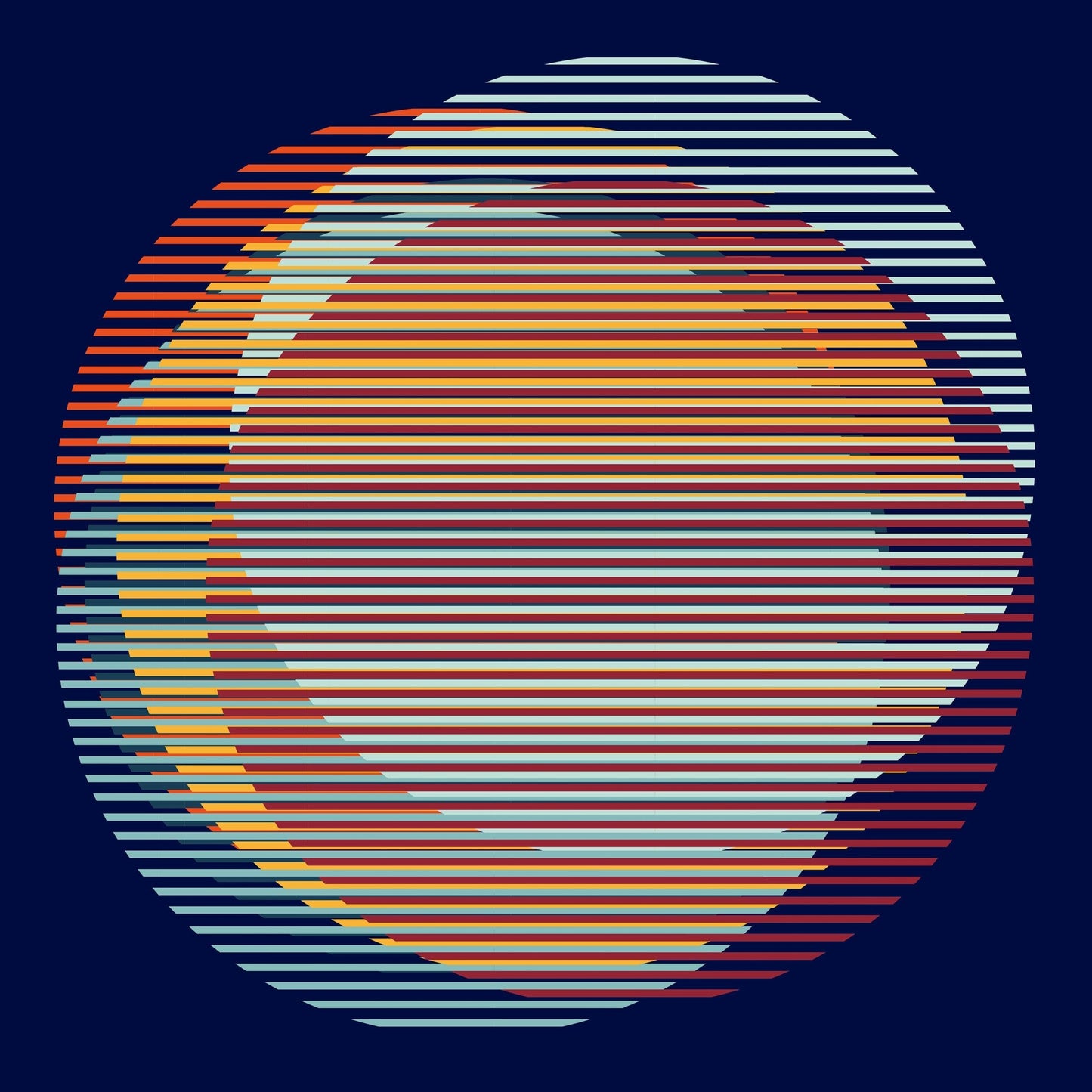 Circles Stripe No 2
