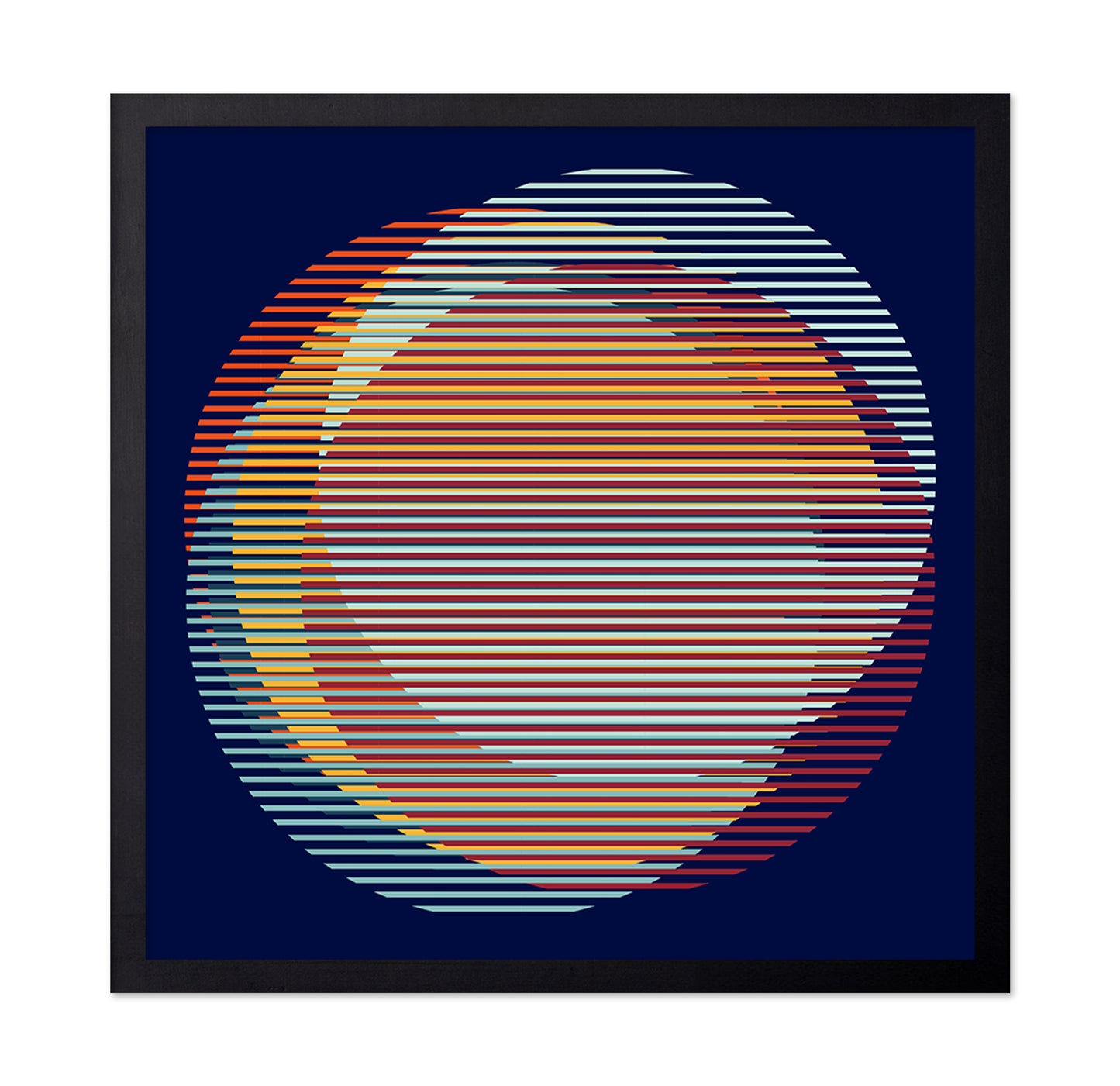 Circles Stripe No 2