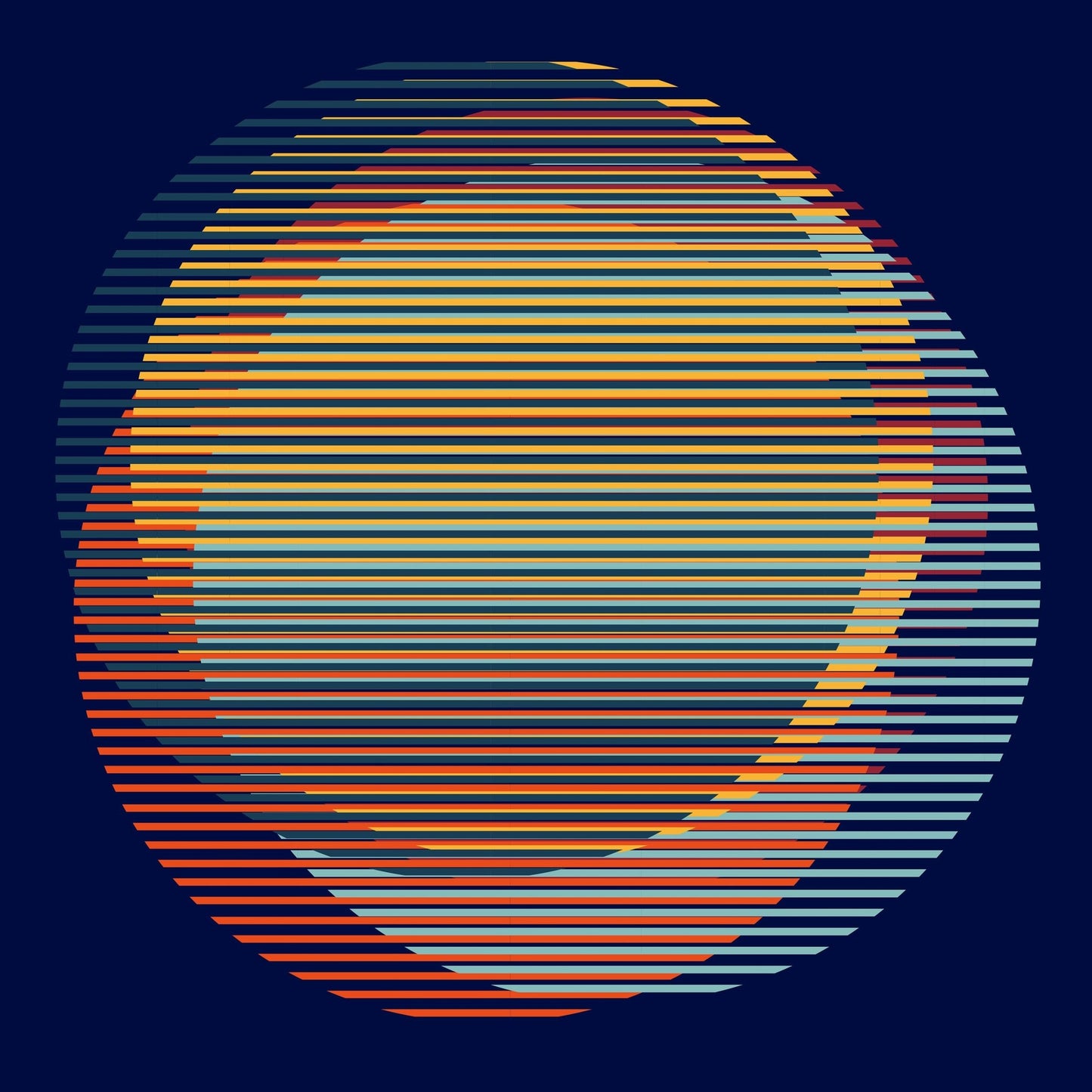 Circles Stripe No 3