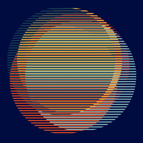 Circles Stripe No 3