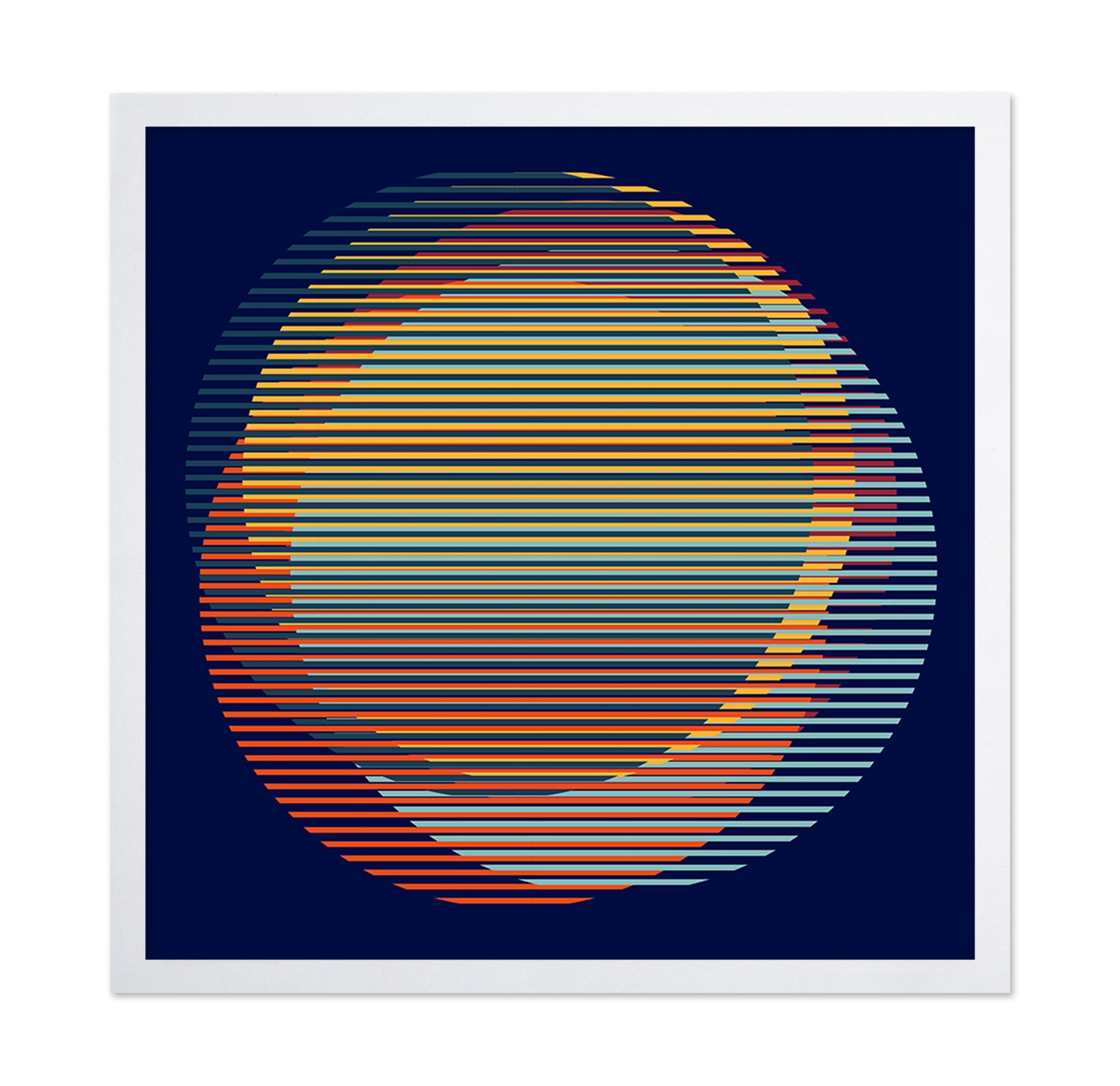 Circles Stripe No 3