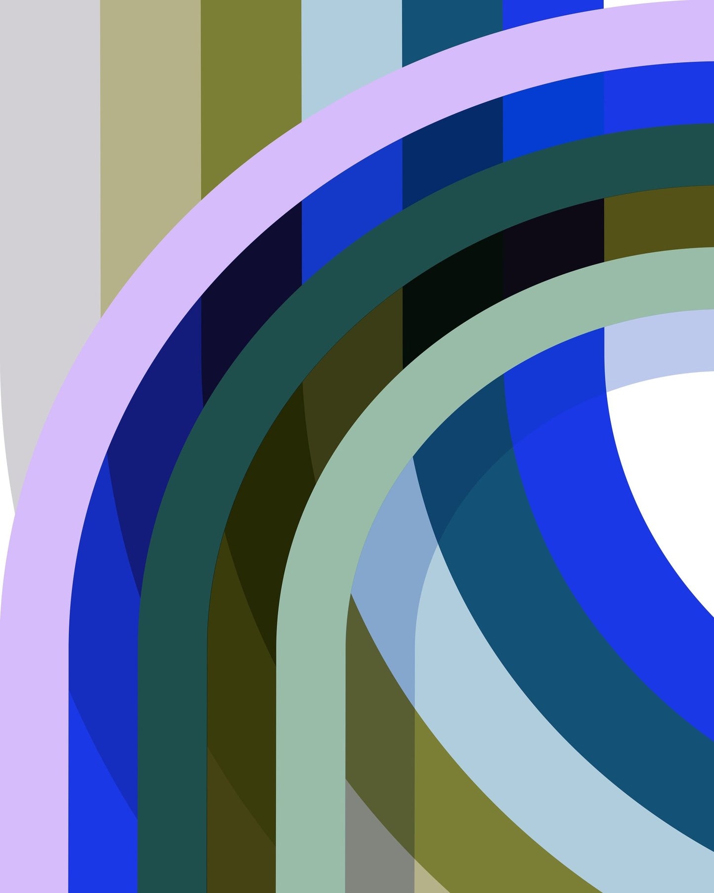Intertwined Geometric Bands