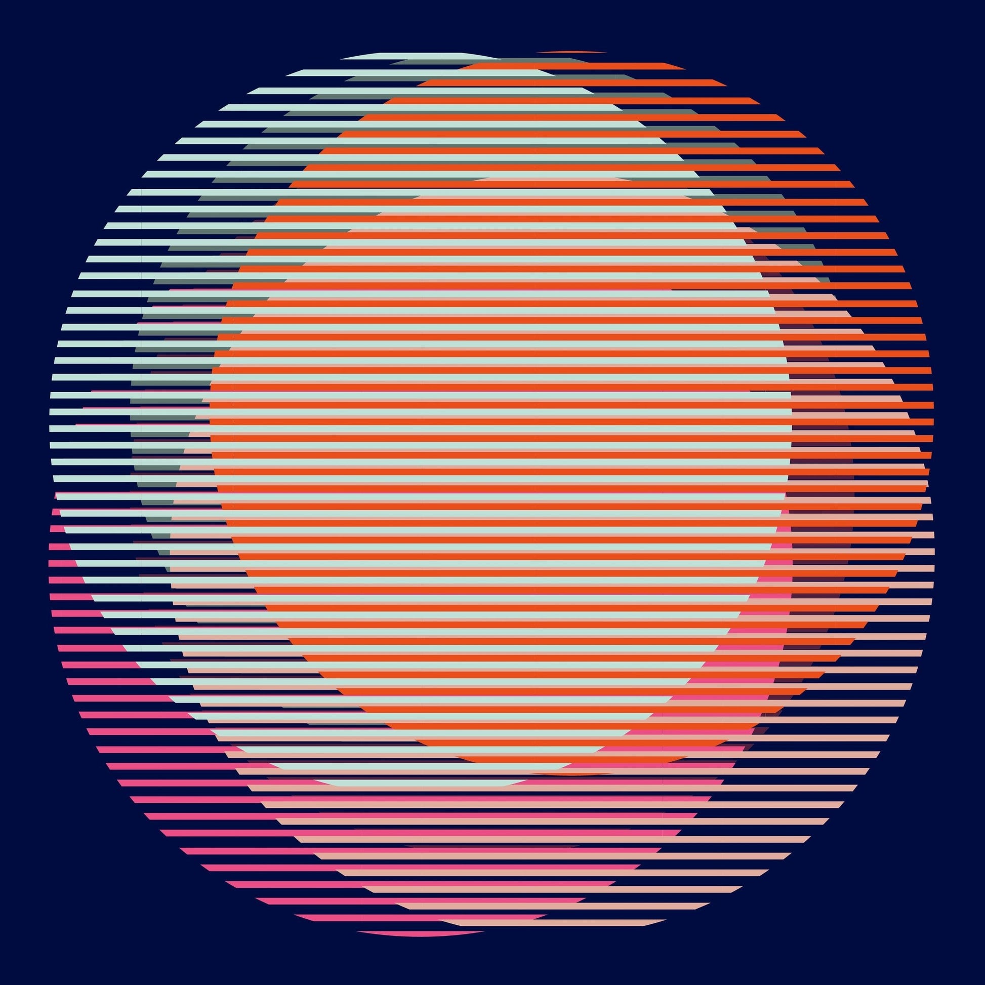 Circles Stripe No 4