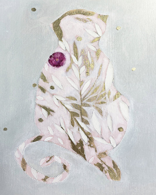 Pink & Gold Monkey