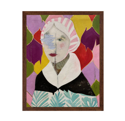 Woman With a Pink Hat