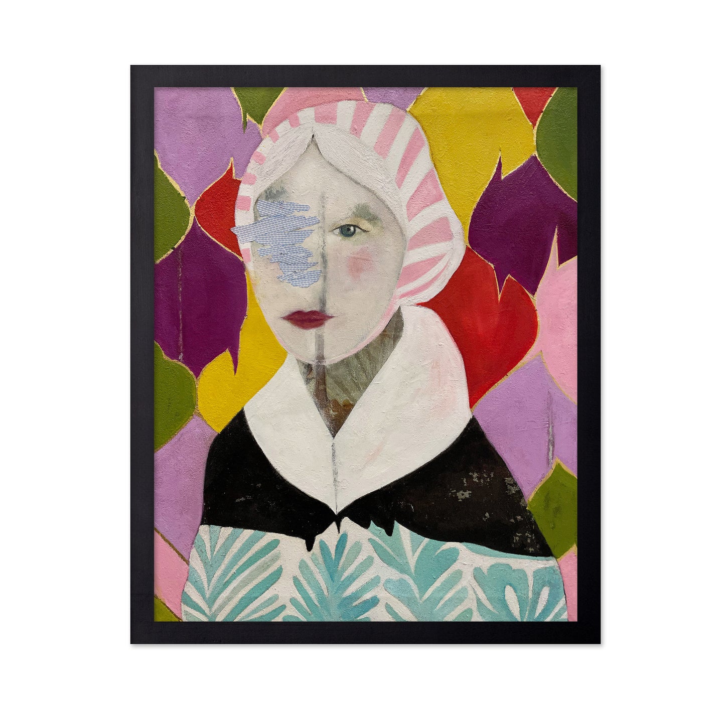 Woman With a Pink Hat