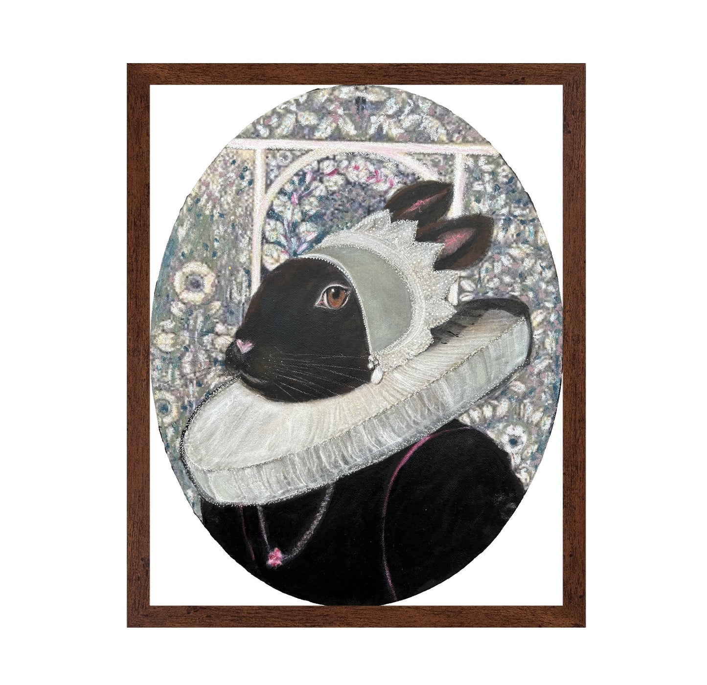 Regal Rabbit Portrait