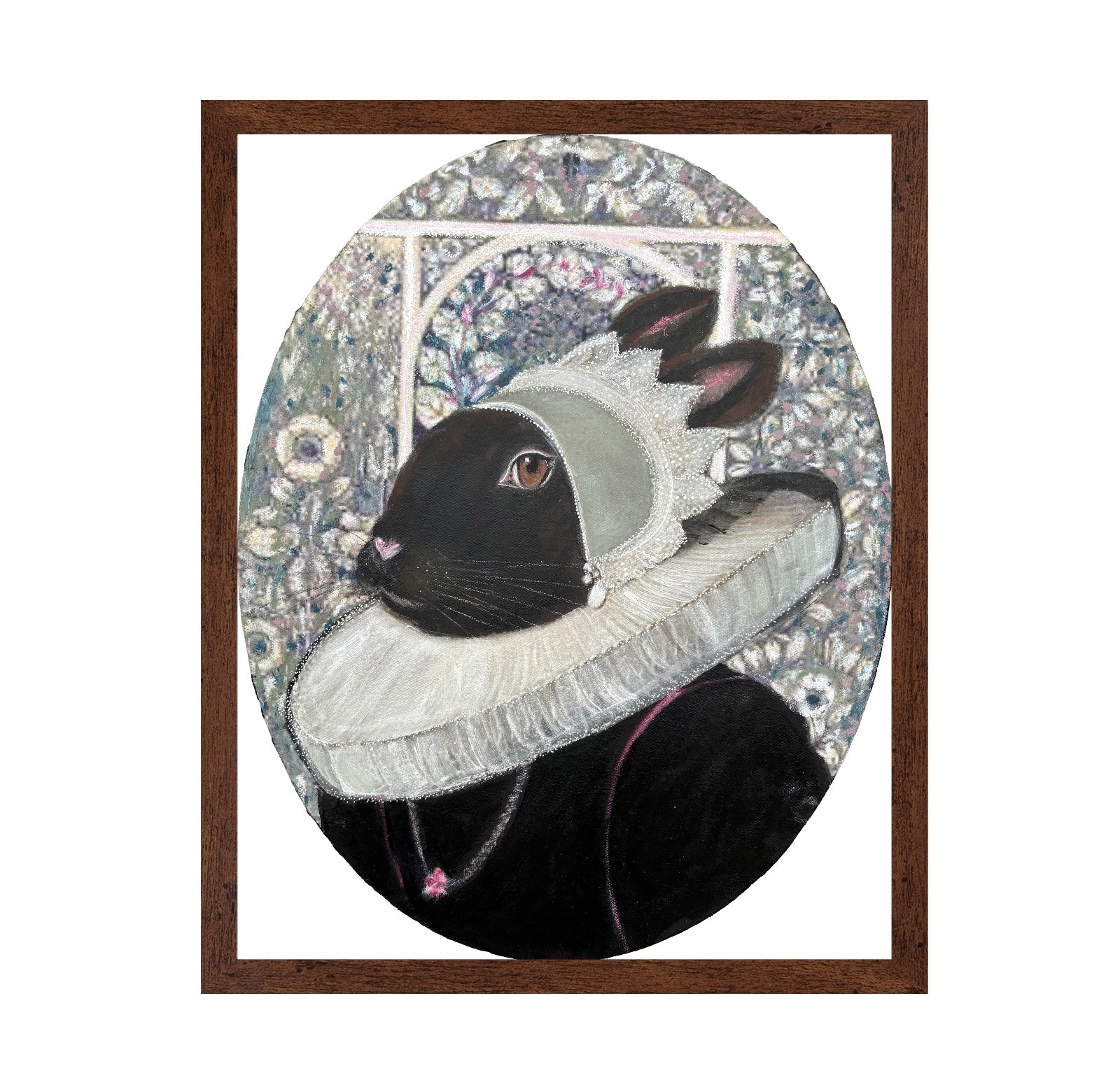 Regal Rabbit Portrait