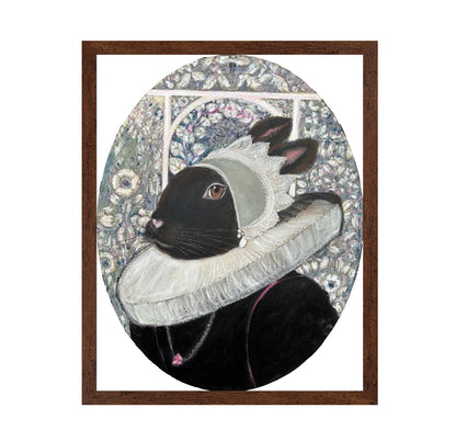 Regal Rabbit Portrait