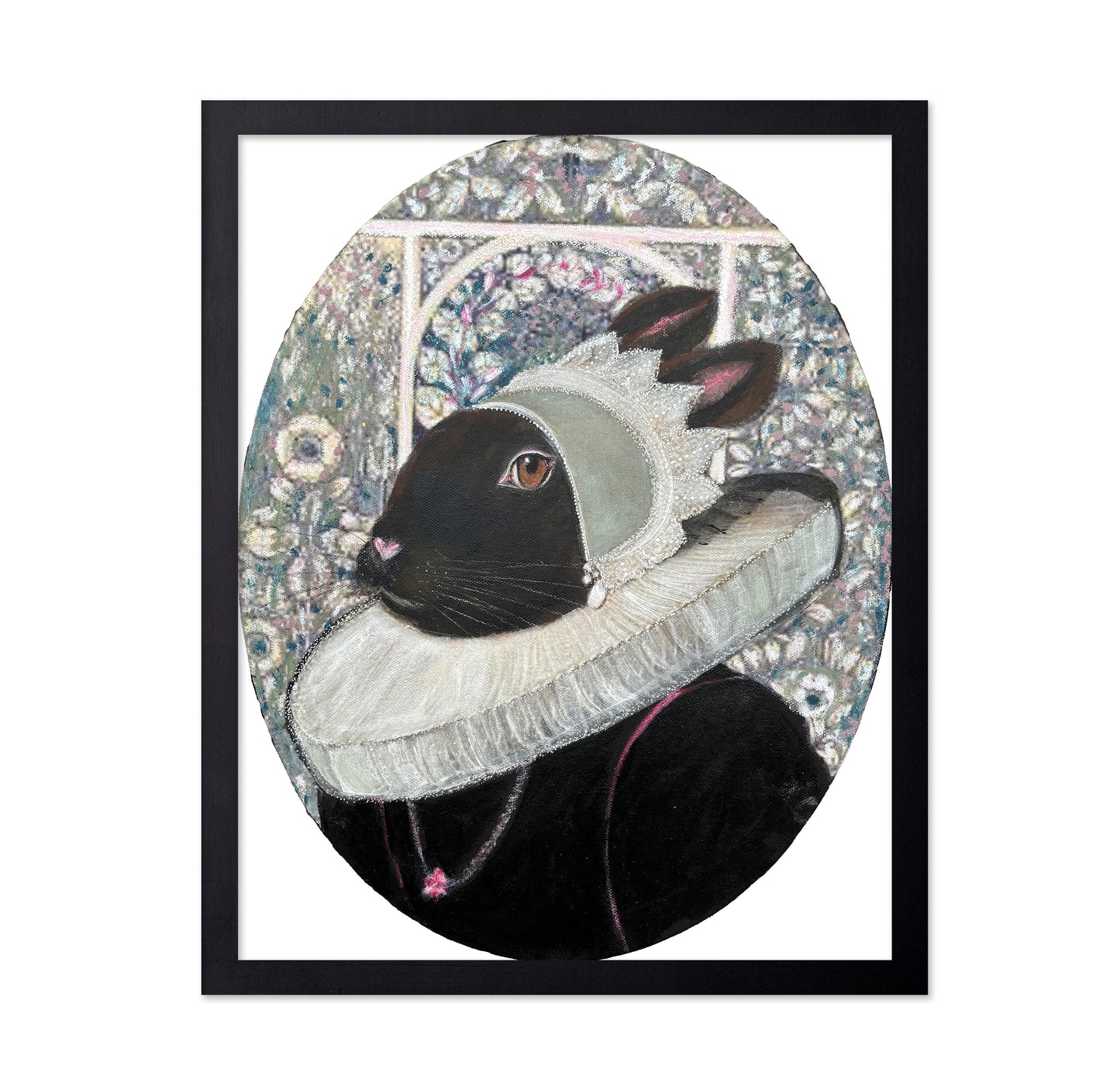 Regal Rabbit Portrait