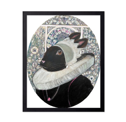 Regal Rabbit Portrait