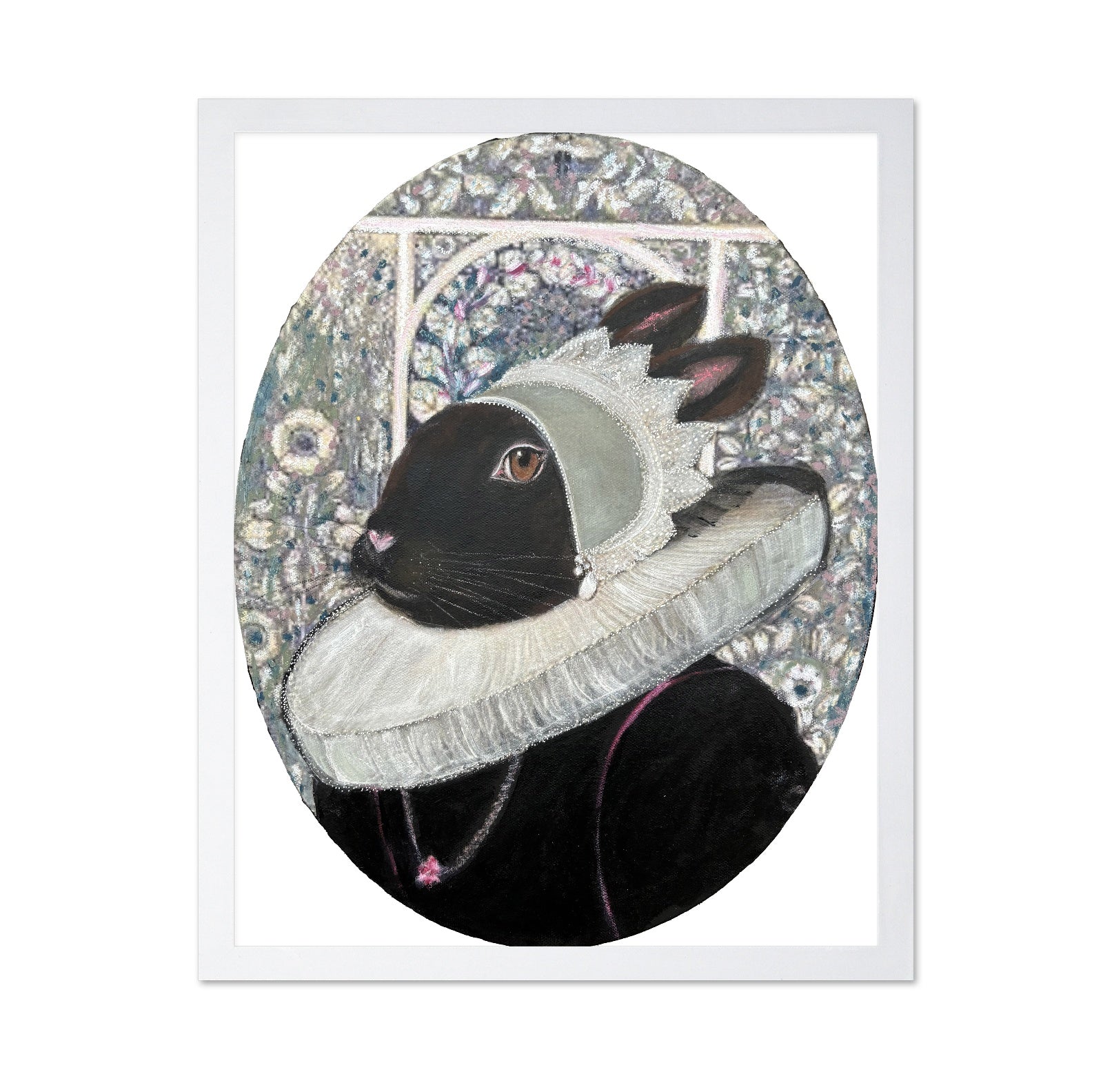 Regal Rabbit Portrait
