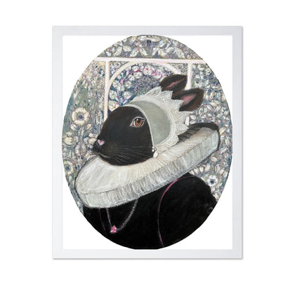 Regal Rabbit Portrait