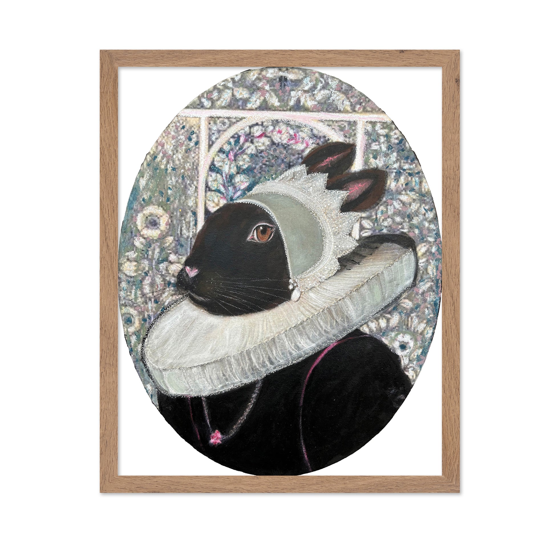 Regal Rabbit Portrait