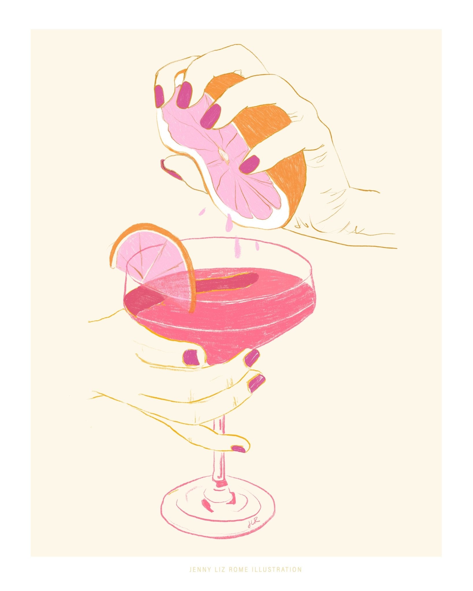 Pink Cocktail