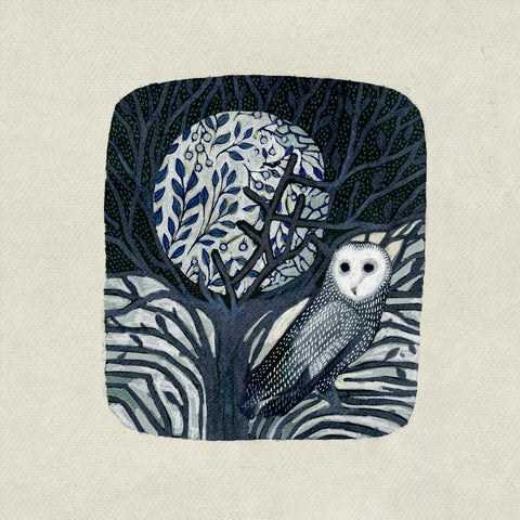 Owl and Moon