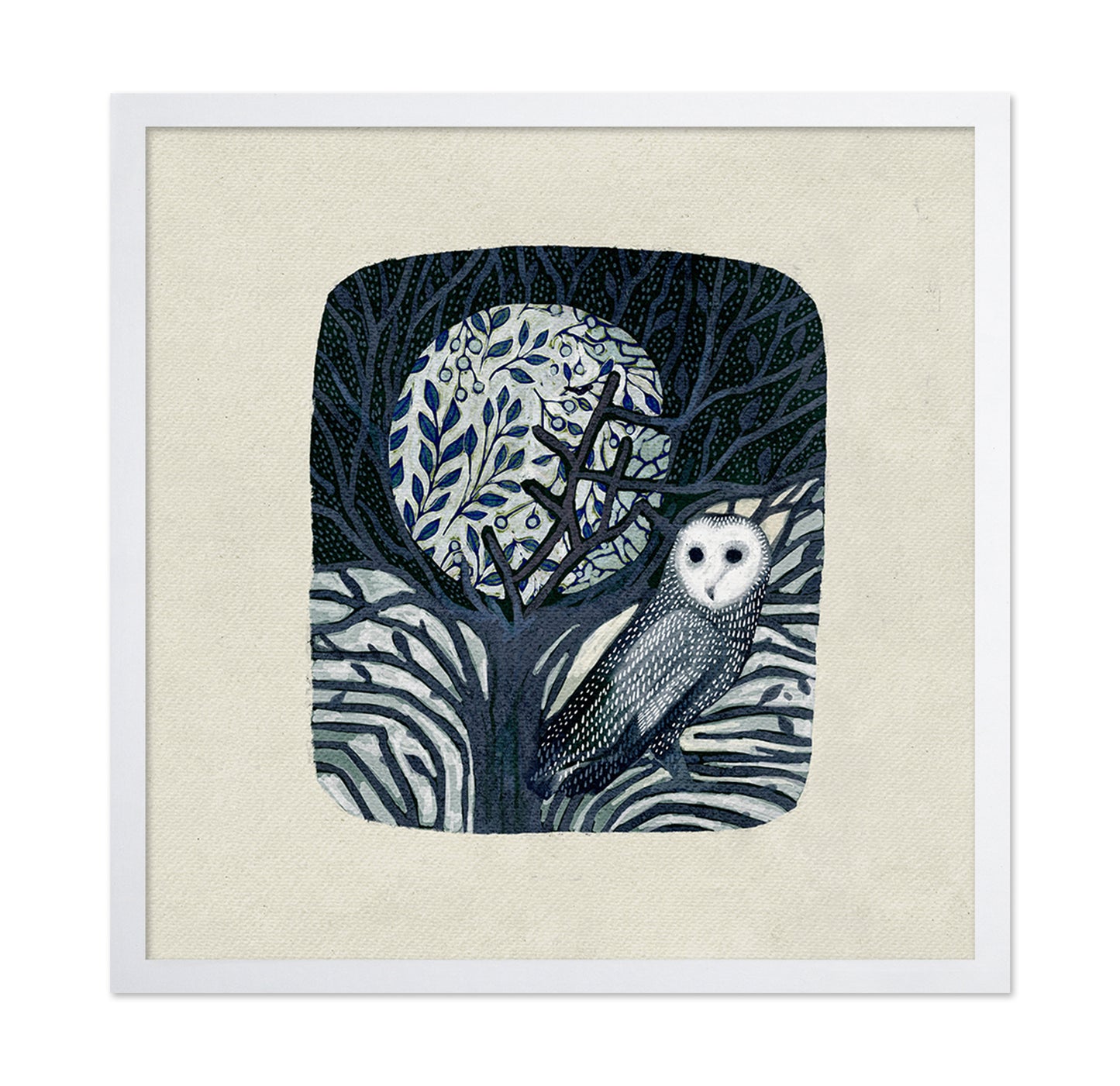 Owl and Moon