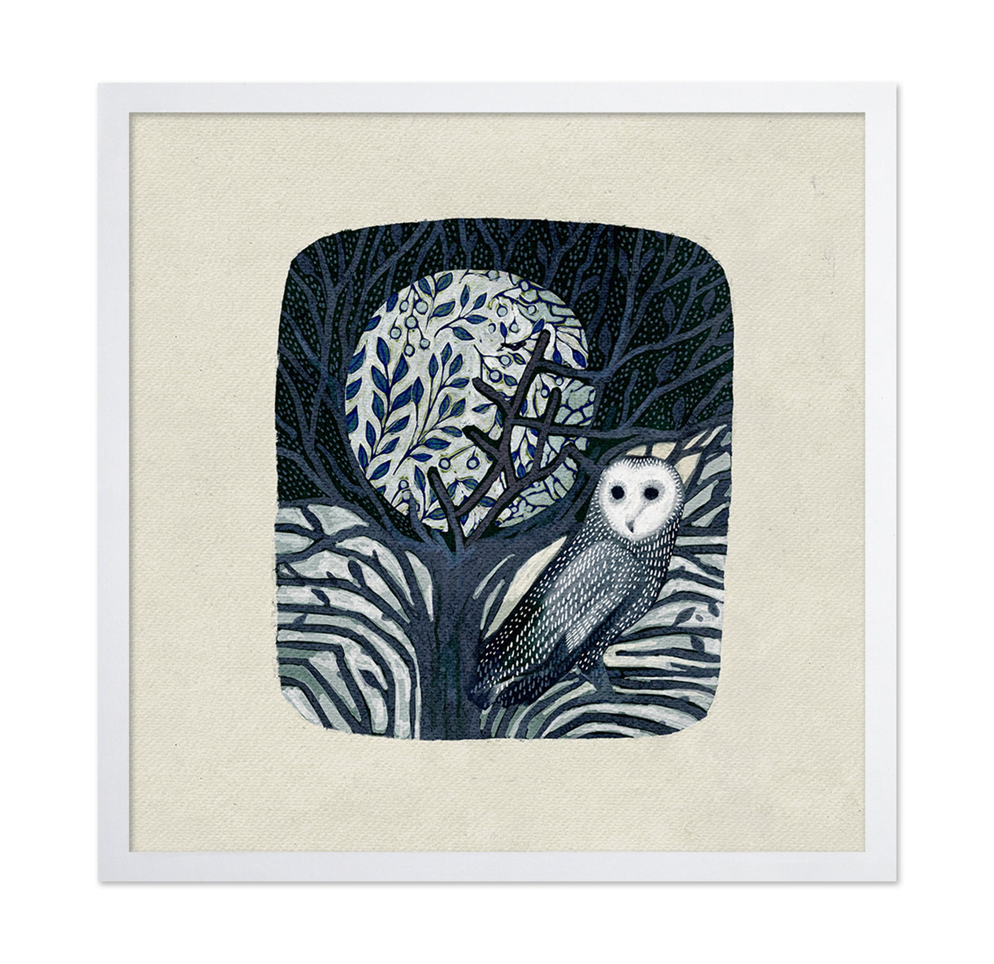 Owl and Moon