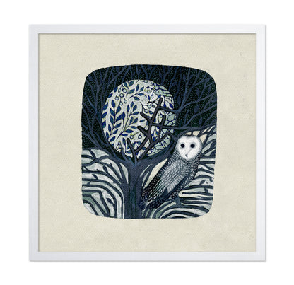 Owl and Moon
