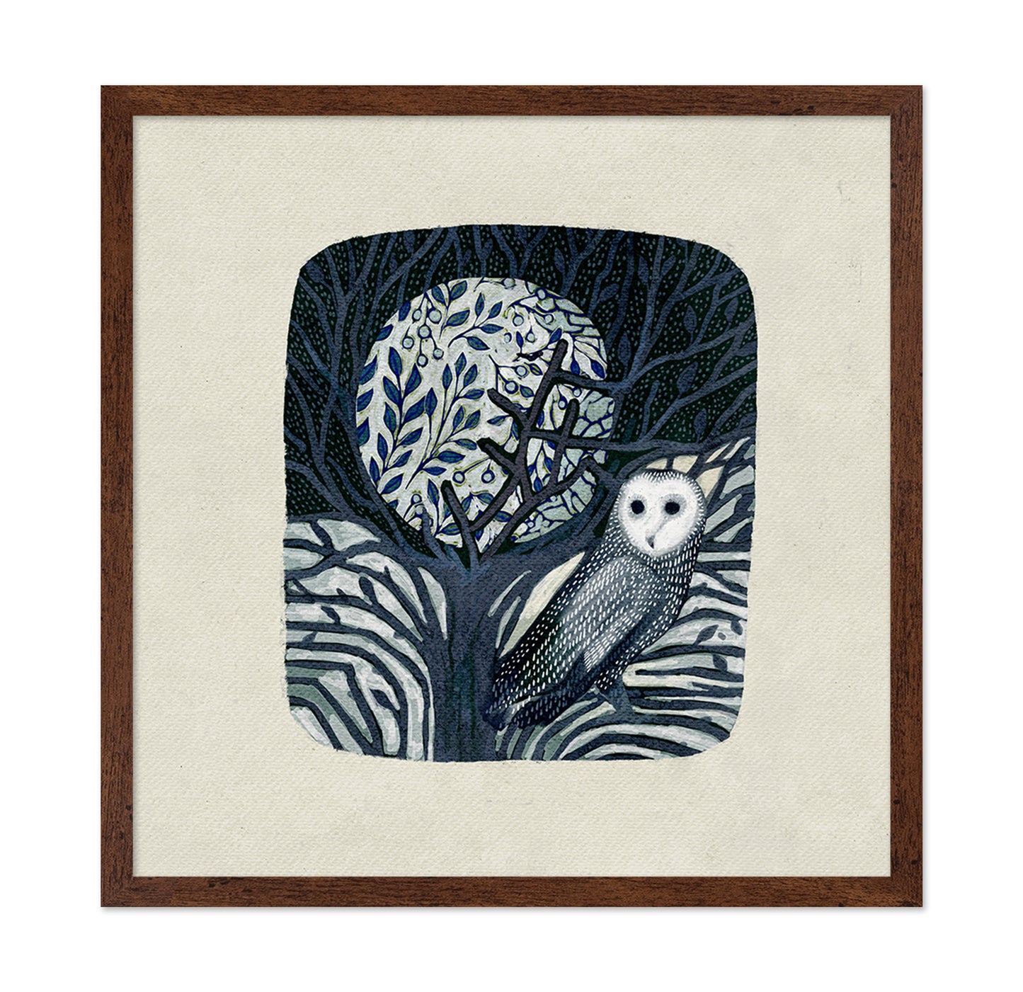 Owl and Moon