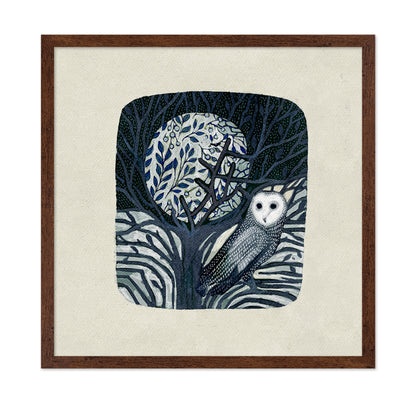 Owl and Moon