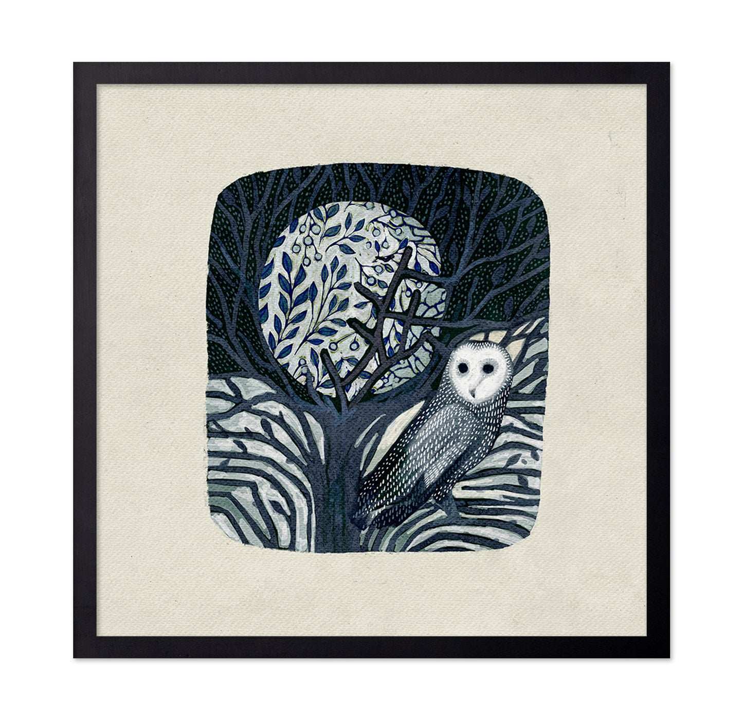 Owl and Moon