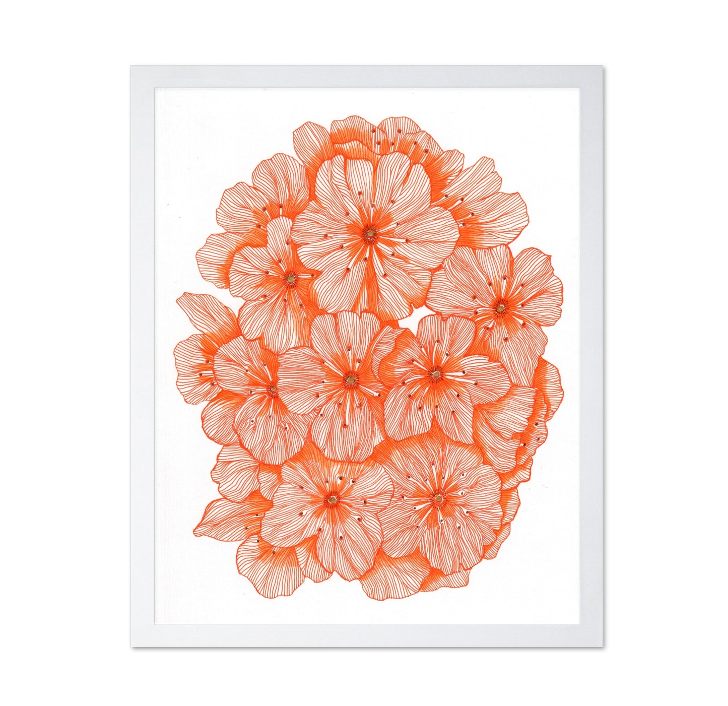 Big Orange Flowers