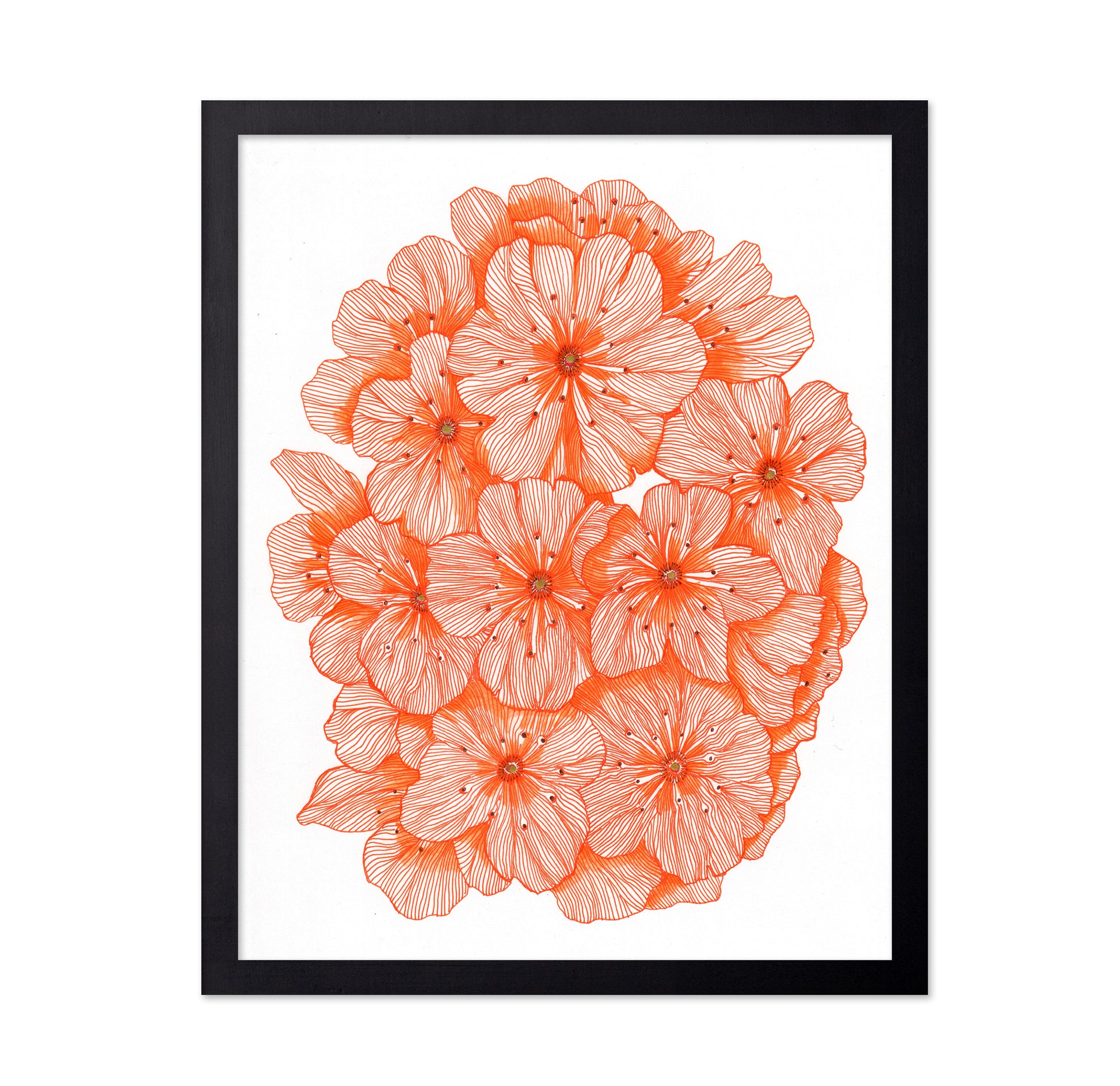 Big Orange Flowers