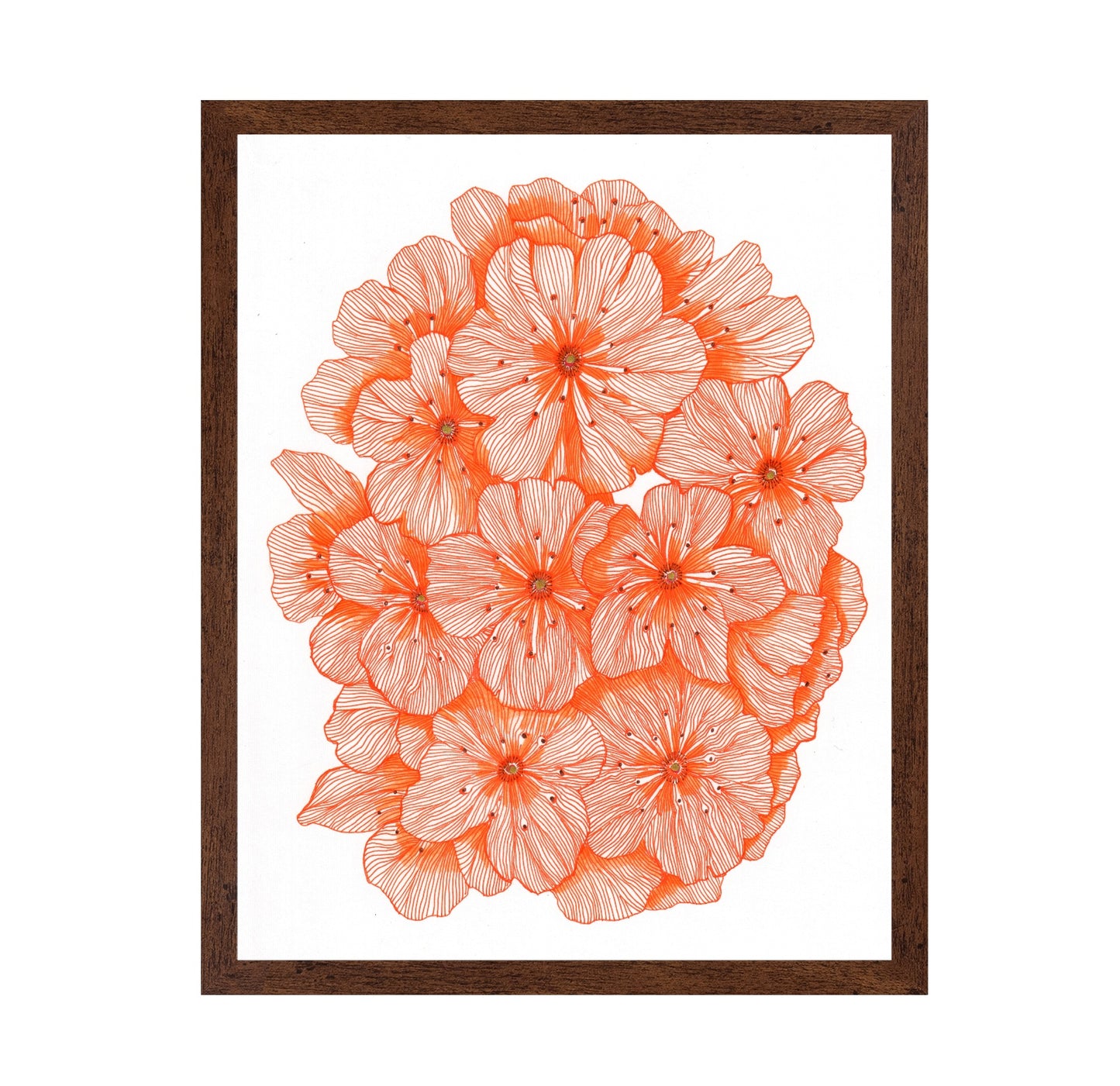 Big Orange Flowers