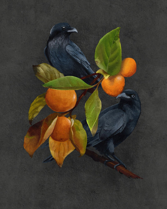 Crows and Persimmons