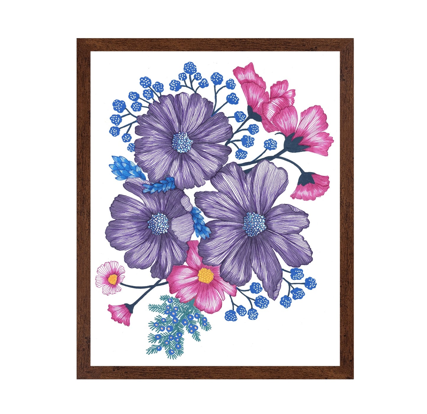 Pink and Purple Florals