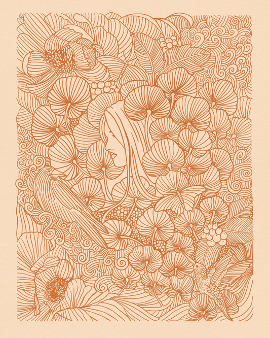 A Serene Floral Dreamscape