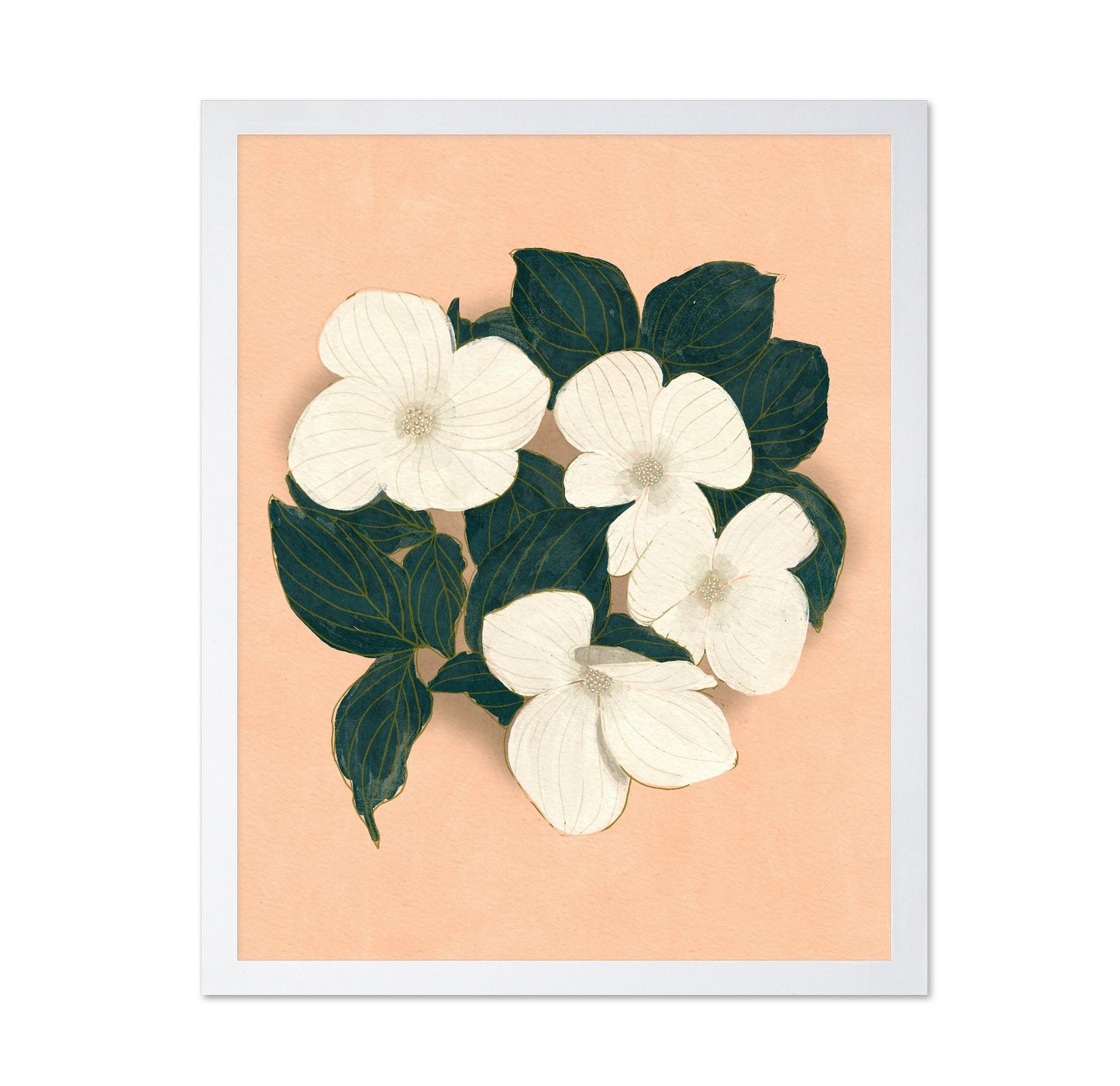 Dogwoods on Pink